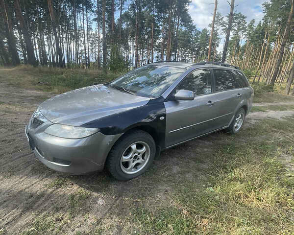 Серый Мазда 6, объемом двигателя 2 л и пробегом 343 тыс. км за 2900 $, фото 1 на Automoto.ua