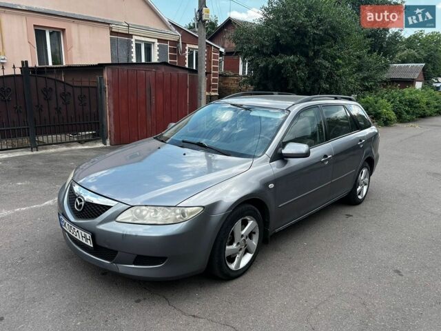 Серый Мазда 6, объемом двигателя 2 л и пробегом 210 тыс. км за 3250 $, фото 1 на Automoto.ua