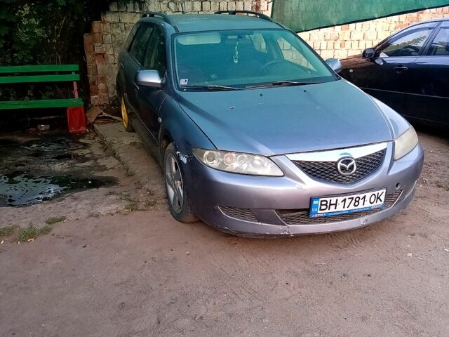 Серый Мазда 6, объемом двигателя 2 л и пробегом 280 тыс. км за 1200 $, фото 1 на Automoto.ua