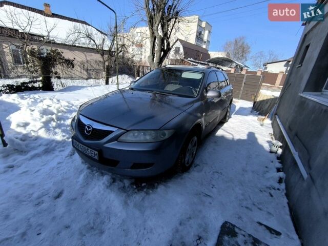 Серый Мазда 6, объемом двигателя 2 л и пробегом 220 тыс. км за 2950 $, фото 1 на Automoto.ua