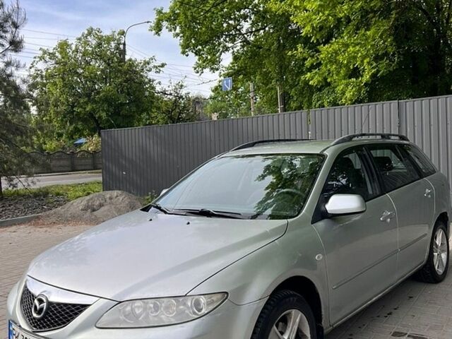 Сірий Мазда 6, об'ємом двигуна 2 л та пробігом 282 тис. км за 3200 $, фото 1 на Automoto.ua