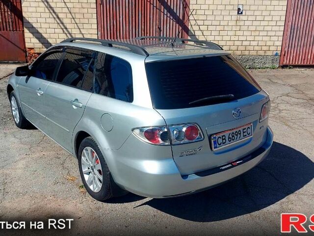 Серый Мазда 6, объемом двигателя 2 л и пробегом 219 тыс. км за 4500 $, фото 1 на Automoto.ua