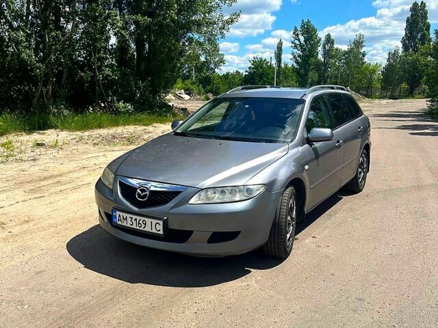 Серый Мазда 6, объемом двигателя 2 л и пробегом 331 тыс. км за 4700 $, фото 1 на Automoto.ua