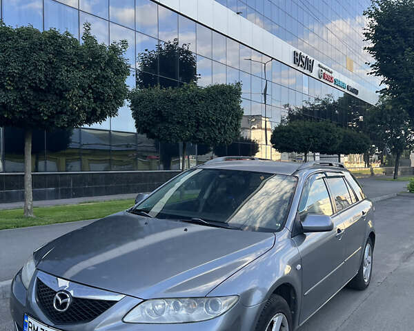 Серый Мазда 6, объемом двигателя 2 л и пробегом 340 тыс. км за 3300 $, фото 1 на Automoto.ua