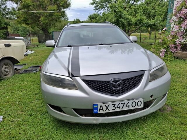 Серый Мазда 6, объемом двигателя 2 л и пробегом 378 тыс. км за 4000 $, фото 1 на Automoto.ua