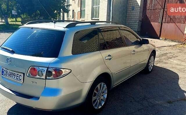 Сірий Мазда 6, об'ємом двигуна 2 л та пробігом 219 тис. км за 4500 $, фото 1 на Automoto.ua
