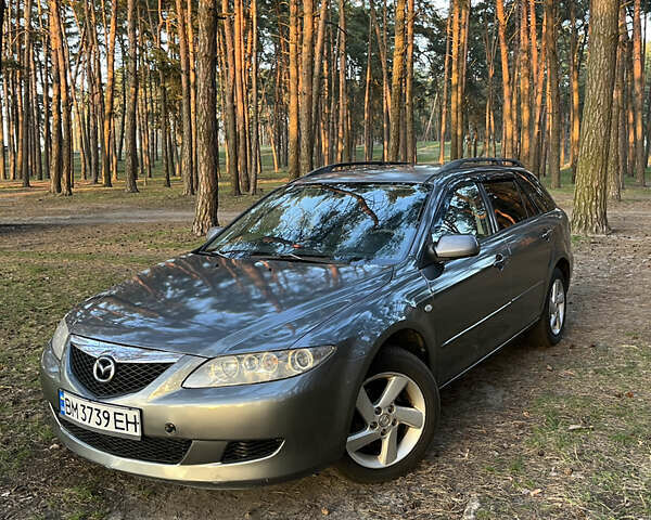 Серый Мазда 6, объемом двигателя 2 л и пробегом 316 тыс. км за 5300 $, фото 1 на Automoto.ua