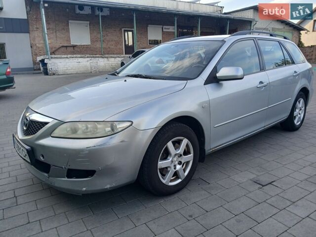 Сірий Мазда 6, об'ємом двигуна 2 л та пробігом 309 тис. км за 2800 $, фото 1 на Automoto.ua