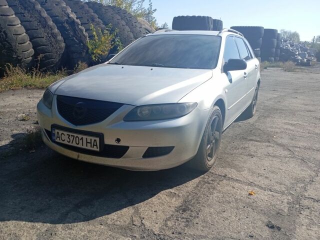 Серый Мазда 6, объемом двигателя 2 л и пробегом 350 тыс. км за 2500 $, фото 1 на Automoto.ua