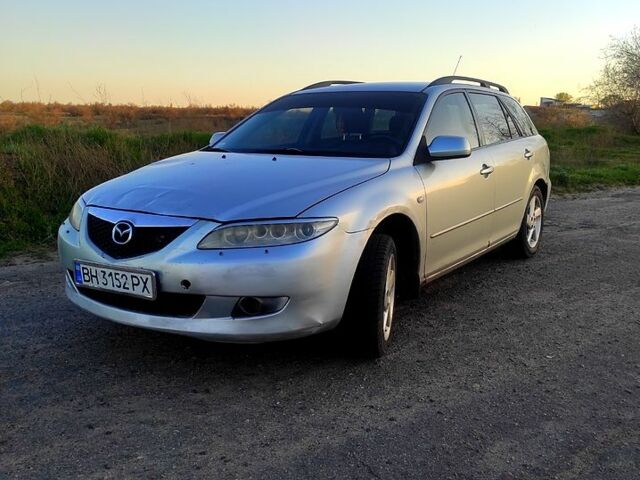 Серый Мазда 6, объемом двигателя 2 л и пробегом 380 тыс. км за 2000 $, фото 1 на Automoto.ua
