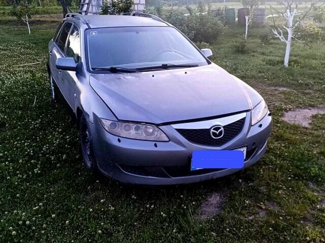 Серый Мазда 6, объемом двигателя 2 л и пробегом 100 тыс. км за 2700 $, фото 1 на Automoto.ua