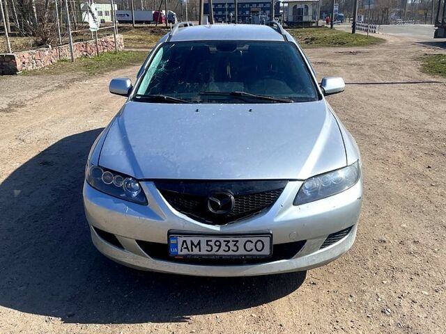 Серый Мазда 6, объемом двигателя 2 л и пробегом 320 тыс. км за 2100 $, фото 1 на Automoto.ua