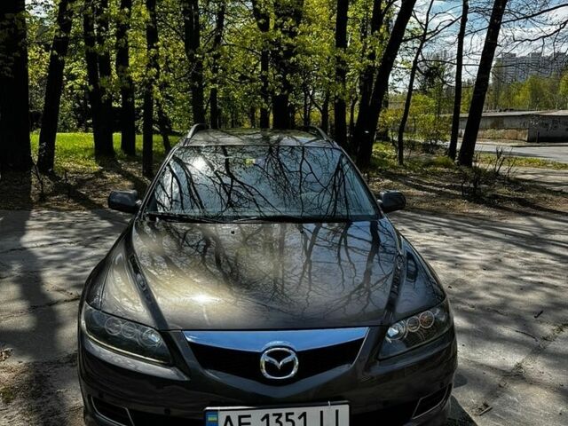 Серый Мазда 6, объемом двигателя 2 л и пробегом 195 тыс. км за 4450 $, фото 1 на Automoto.ua