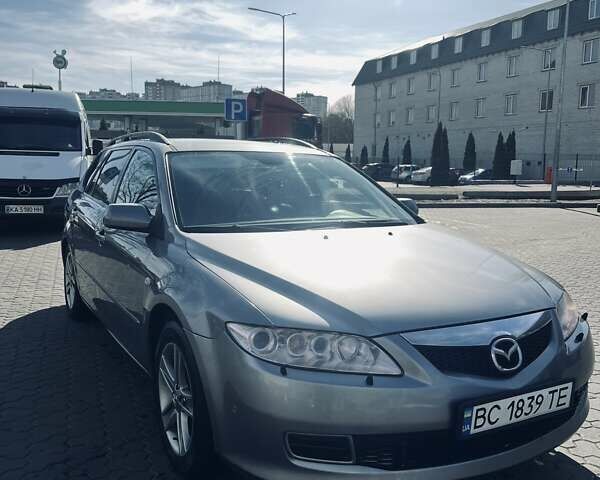 Серый Мазда 6, объемом двигателя 2 л и пробегом 300 тыс. км за 4000 $, фото 1 на Automoto.ua