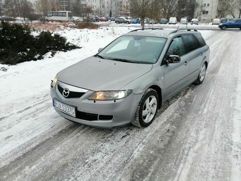 Серый Мазда 6, объемом двигателя 2.3 л и пробегом 166 тыс. км за 1200 $, фото 1 на Automoto.ua