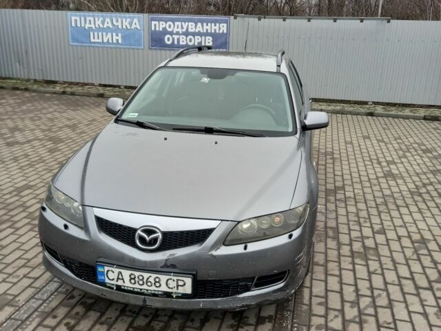 Серый Мазда 6, объемом двигателя 2 л и пробегом 360 тыс. км за 3500 $, фото 1 на Automoto.ua