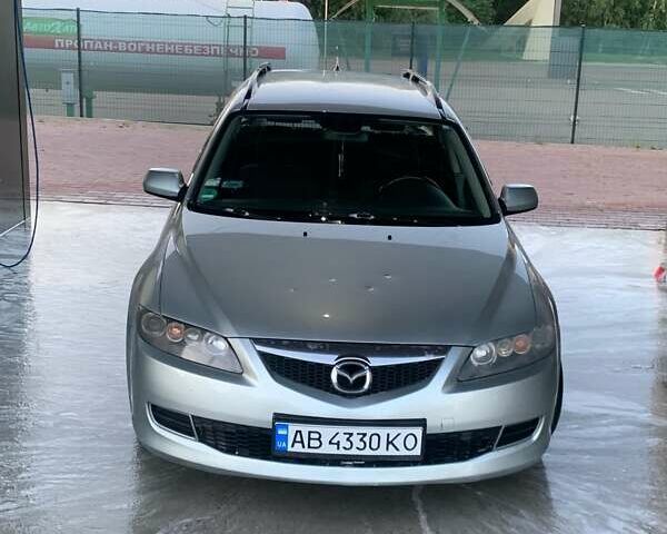 Серый Мазда 6, объемом двигателя 1.8 л и пробегом 236 тыс. км за 4200 $, фото 1 на Automoto.ua
