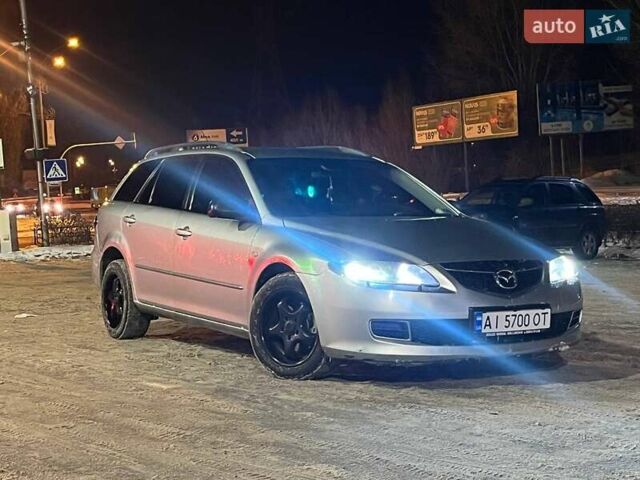 Серый Мазда 6, объемом двигателя 2 л и пробегом 320 тыс. км за 3800 $, фото 1 на Automoto.ua
