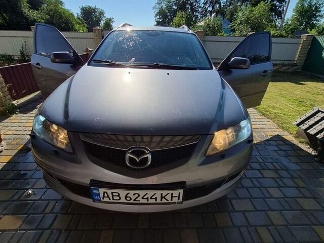 Серый Мазда 6, объемом двигателя 2 л и пробегом 340 тыс. км за 3500 $, фото 1 на Automoto.ua