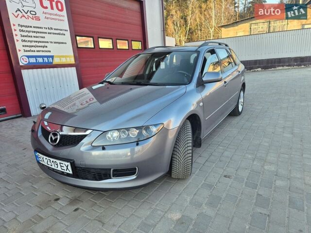 Серый Мазда 6, объемом двигателя 2 л и пробегом 206 тыс. км за 5000 $, фото 1 на Automoto.ua