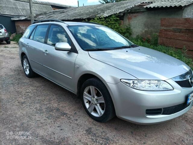 Серый Мазда 6, объемом двигателя 2 л и пробегом 235 тыс. км за 5400 $, фото 1 на Automoto.ua
