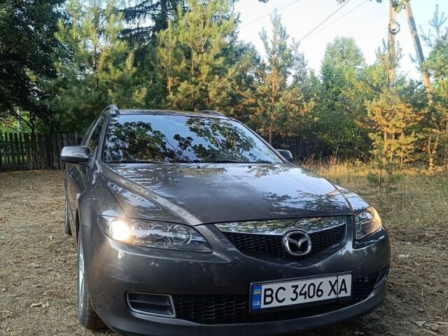 Серый Мазда 6, объемом двигателя 2 л и пробегом 280 тыс. км за 4500 $, фото 1 на Automoto.ua