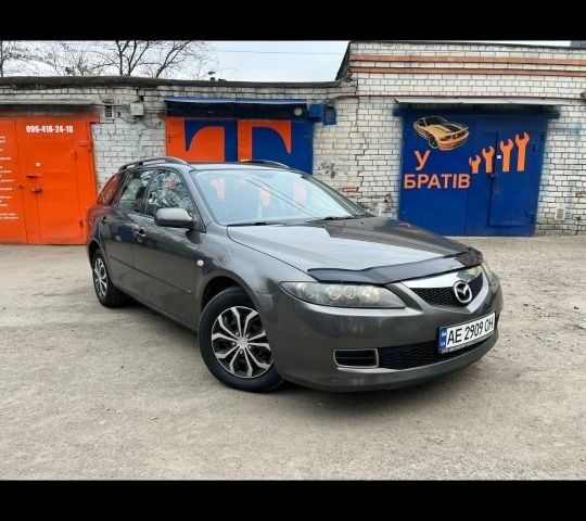 Серый Мазда 6, объемом двигателя 2 л и пробегом 143 тыс. км за 4750 $, фото 1 на Automoto.ua
