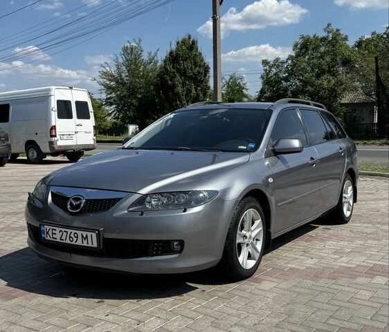 Серый Мазда 6, объемом двигателя 2 л и пробегом 220 тыс. км за 5589 $, фото 1 на Automoto.ua