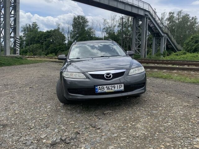 Серый Мазда 6, объемом двигателя 2 л и пробегом 205 тыс. км за 4200 $, фото 1 на Automoto.ua