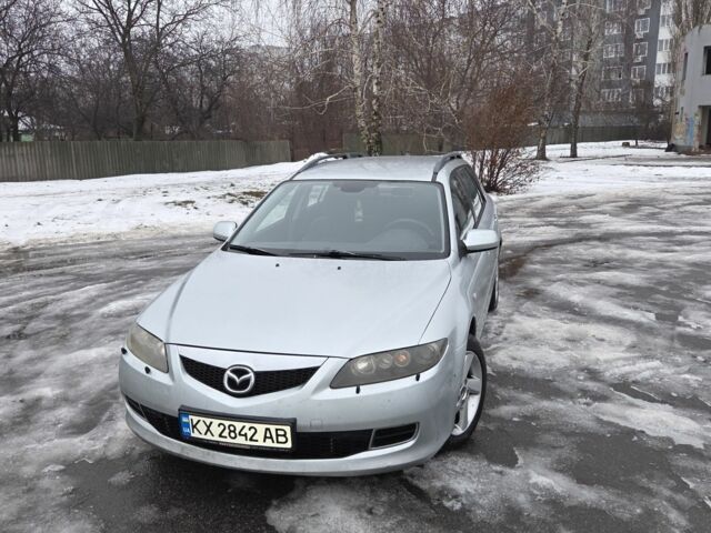 Серый Мазда 6, объемом двигателя 2 л и пробегом 470 тыс. км за 2700 $, фото 1 на Automoto.ua