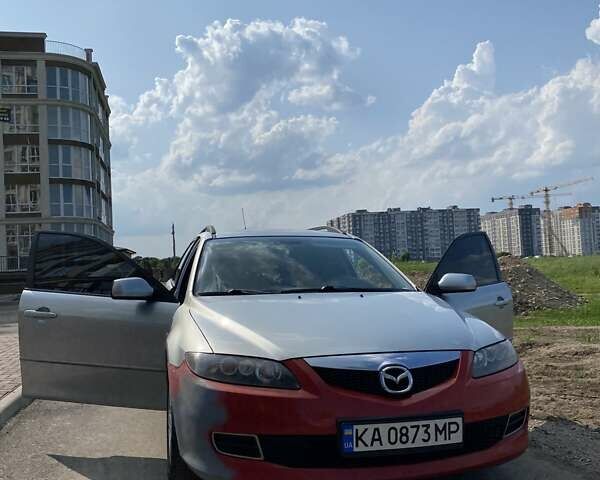 Серый Мазда 6, объемом двигателя 1.8 л и пробегом 211 тыс. км за 4700 $, фото 1 на Automoto.ua