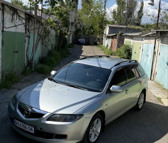 Серый Мазда 6, объемом двигателя 1.8 л и пробегом 190 тыс. км за 4700 $, фото 1 на Automoto.ua