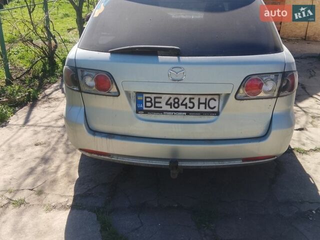 Серый Мазда 6, объемом двигателя 2 л и пробегом 350 тыс. км за 3600 $, фото 1 на Automoto.ua