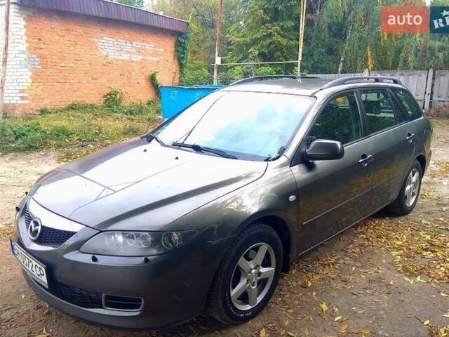 Серый Мазда 6, объемом двигателя 2 л и пробегом 320 тыс. км за 5200 $, фото 1 на Automoto.ua