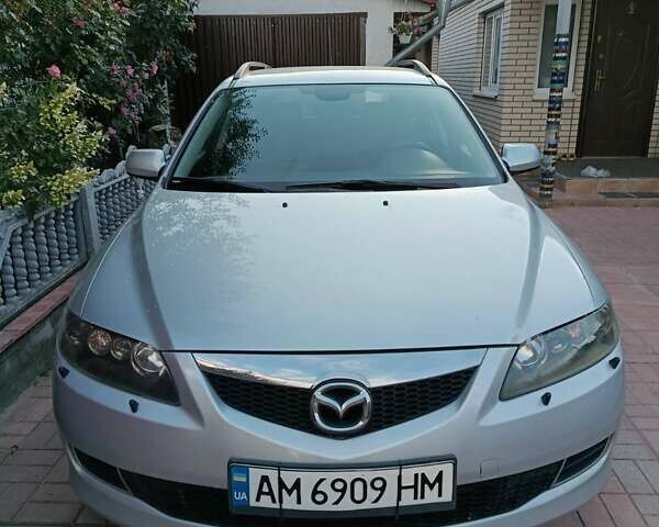 Серый Мазда 6, объемом двигателя 1.8 л и пробегом 285 тыс. км за 4850 $, фото 1 на Automoto.ua