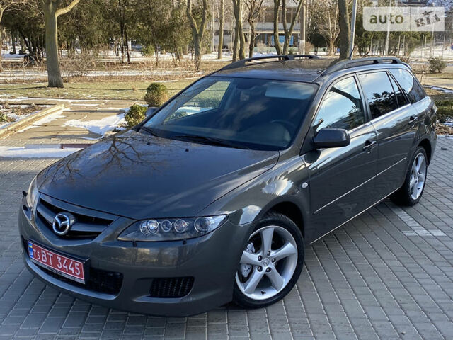 Серый Мазда 6, объемом двигателя 2 л и пробегом 220 тыс. км за 6700 $, фото 1 на Automoto.ua