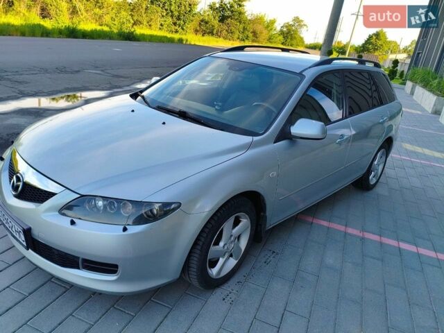 Серый Мазда 6, объемом двигателя 2 л и пробегом 206 тыс. км за 5550 $, фото 1 на Automoto.ua