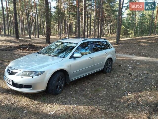 Серый Мазда 6, объемом двигателя 2 л и пробегом 192 тыс. км за 5500 $, фото 1 на Automoto.ua