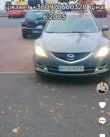 Сірий Мазда 6, об'ємом двигуна 2 л та пробігом 200 тис. км за 5500 $, фото 1 на Automoto.ua