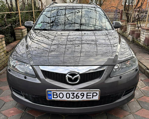 Серый Мазда 6, объемом двигателя 1.8 л и пробегом 267 тыс. км за 6000 $, фото 1 на Automoto.ua