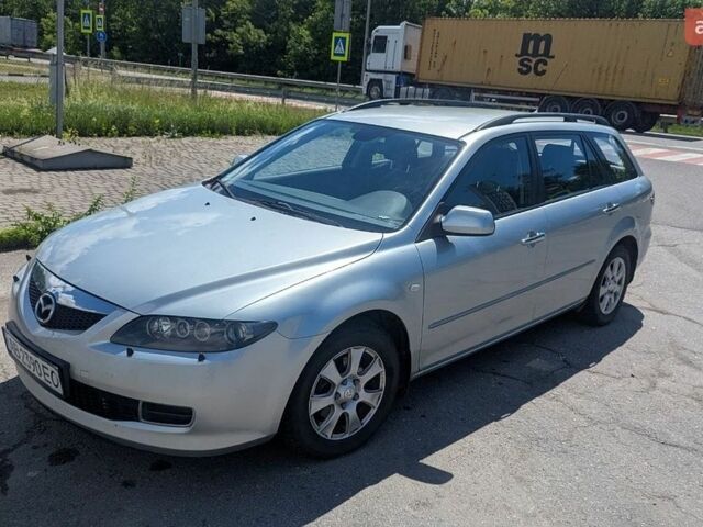 Серый Мазда 6, объемом двигателя 2 л и пробегом 262 тыс. км за 4300 $, фото 1 на Automoto.ua