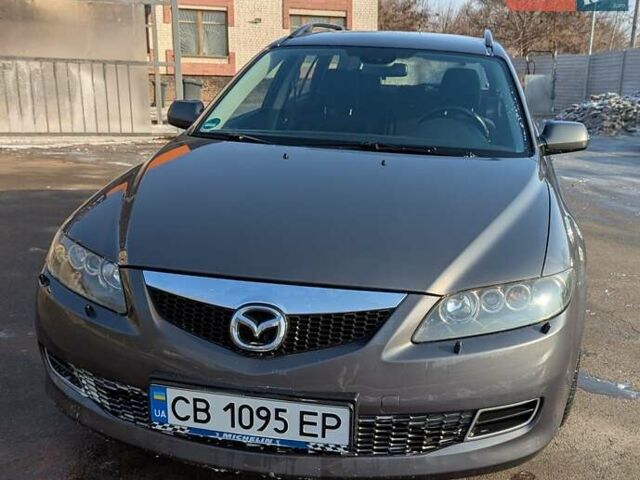 Серый Мазда 6, объемом двигателя 2 л и пробегом 275 тыс. км за 4000 $, фото 1 на Automoto.ua