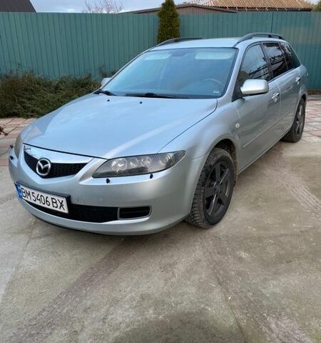 Серый Мазда 6, объемом двигателя 2 л и пробегом 195 тыс. км за 5300 $, фото 1 на Automoto.ua