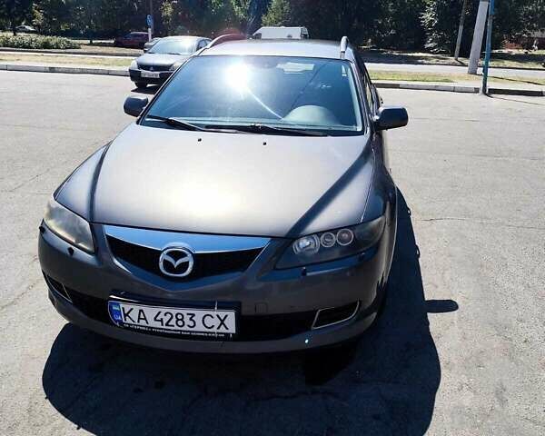 Серый Мазда 6, объемом двигателя 2 л и пробегом 167 тыс. км за 5300 $, фото 1 на Automoto.ua