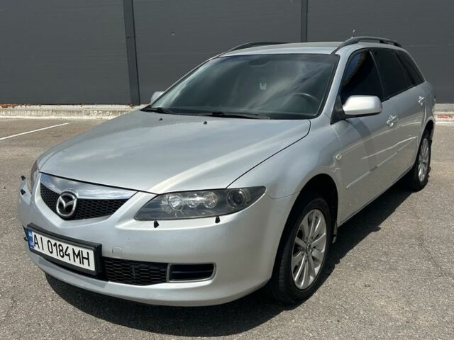 Серый Мазда 6, объемом двигателя 2 л и пробегом 218 тыс. км за 5250 $, фото 1 на Automoto.ua