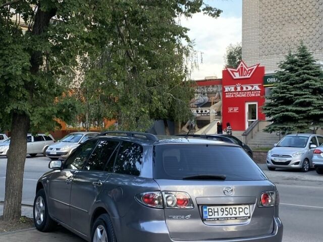Сірий Мазда 6, об'ємом двигуна 2 л та пробігом 221 тис. км за 3850 $, фото 1 на Automoto.ua