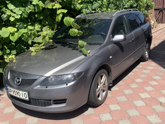 Серый Мазда 6, объемом двигателя 2 л и пробегом 305 тыс. км за 5500 $, фото 1 на Automoto.ua