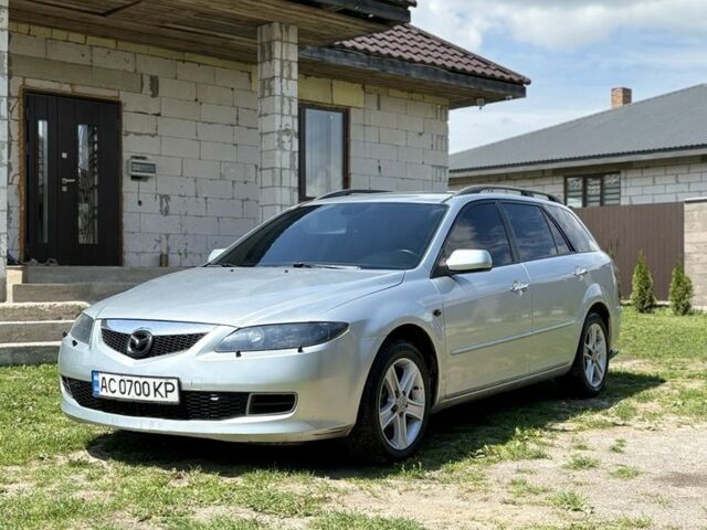Серый Мазда 6, объемом двигателя 2 л и пробегом 250 тыс. км за 3298 $, фото 1 на Automoto.ua
