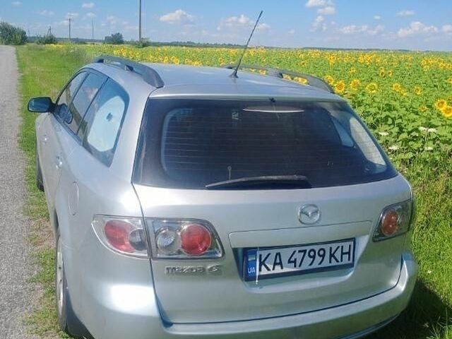 Сірий Мазда 6, об'ємом двигуна 2 л та пробігом 223 тис. км за 3750 $, фото 1 на Automoto.ua