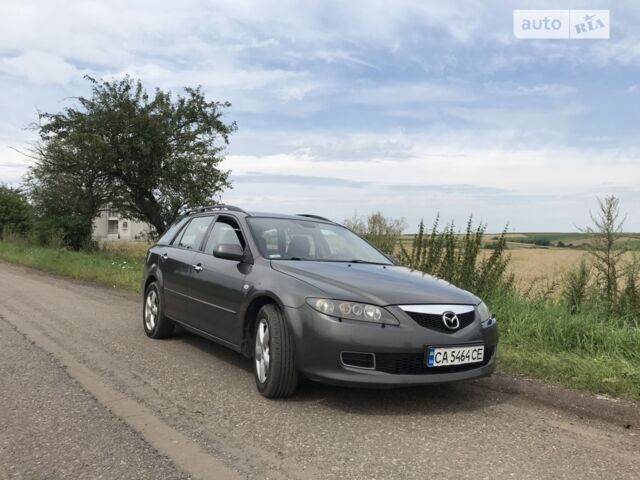 Серый Мазда 6, объемом двигателя 2 л и пробегом 340 тыс. км за 5100 $, фото 1 на Automoto.ua